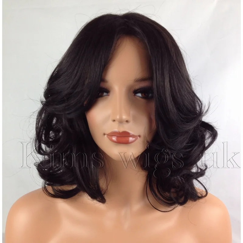 Women Fashion Uk - ZWART/DONKERBRUIN PRUIK DAMES DAMES KORT MODEHAAR