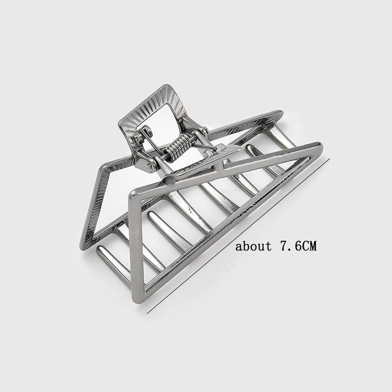 Multi Style Gold Metal Hair Claw Clips Hollow Geometric Butterfly Jaw Clips Strong Hold Non Slip Hair Crab Clamp for Women Thick
