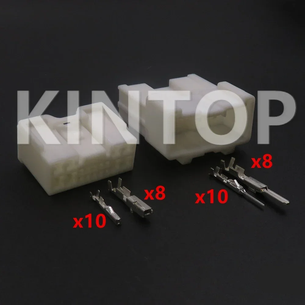 1 Set 18 Pins 6098-3941 6098-3901 Car Male Female Docking Wiring Terminal Socket With Wires Auto AC Assembly Composite Connector