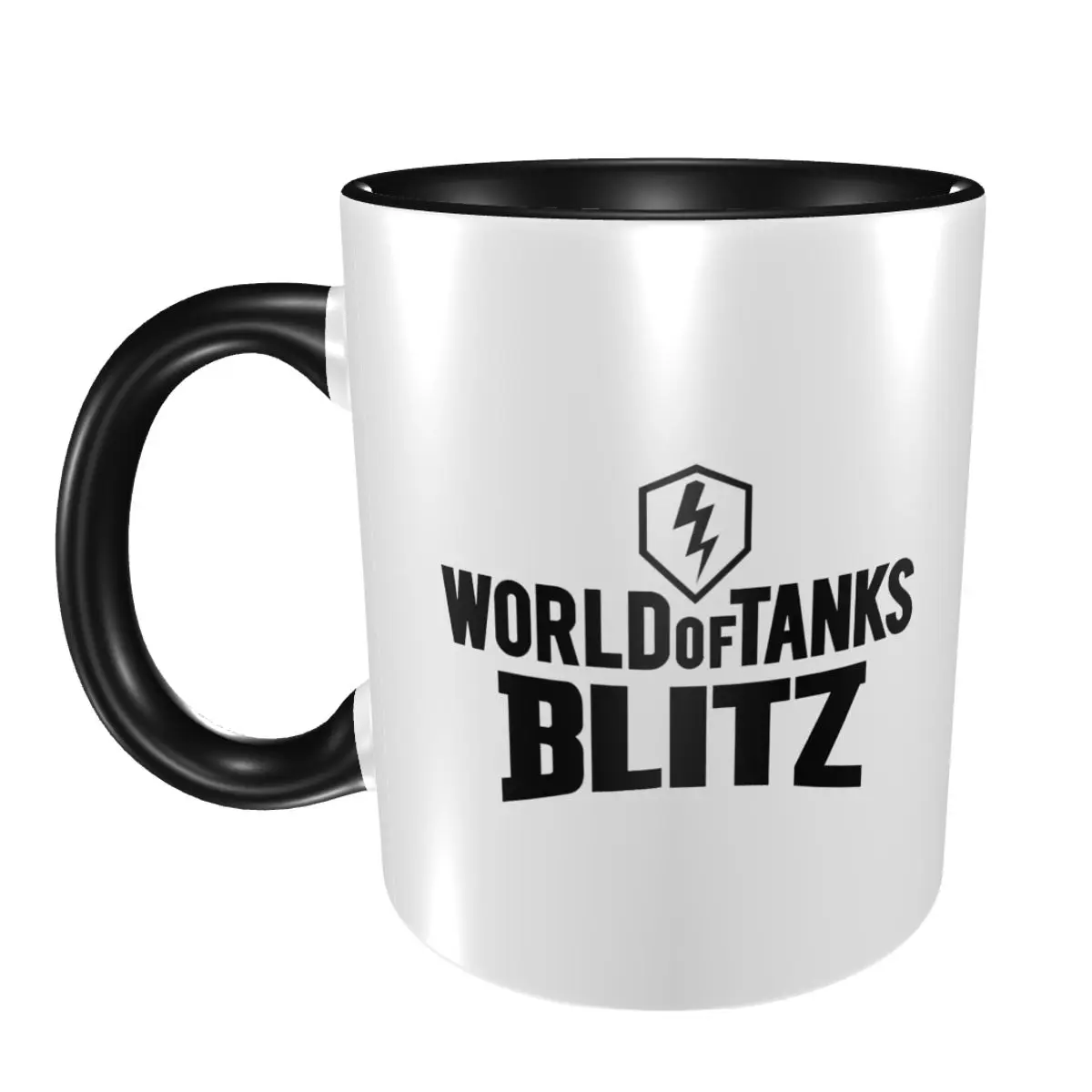 

World Of Tanks Blitz Logo Mug Funny Ceramic Coffee Cups Tea Mugs Milk Cup Drinkware Gift for Friends