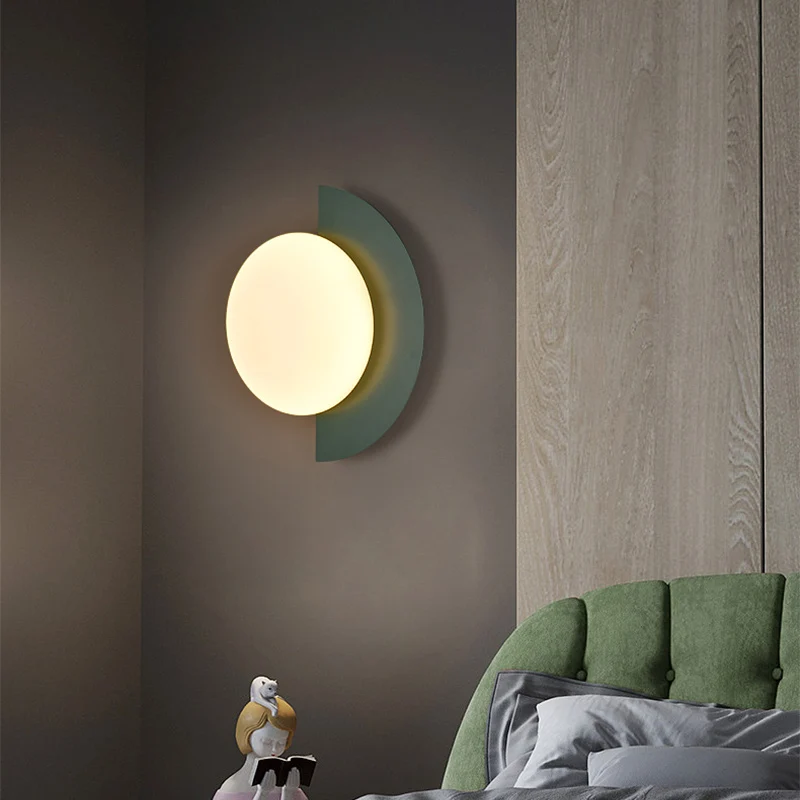 Imagem -03 - Nordic Led Wall Sconces Lâmpada de Parede Moderna Iluminação Interior Home Decor Sala de Estar Quarto Cabeceira Minimalismo