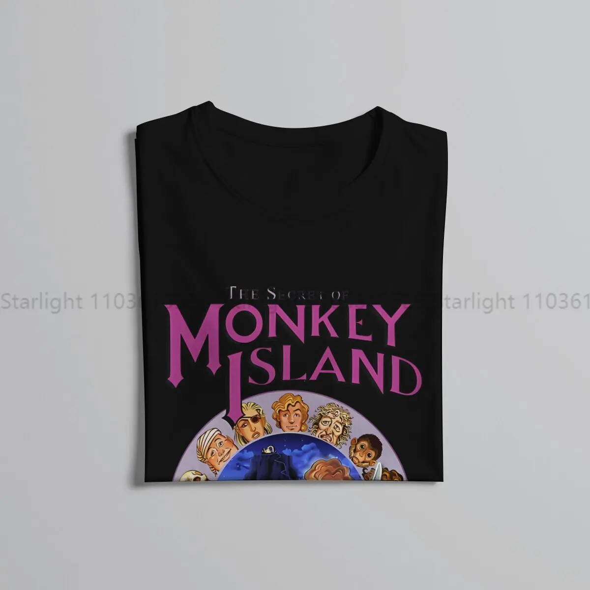 Secret Of Monkey Island TShirt For Male Commodore C64 Clothing Novelty T Shirt Comfortable