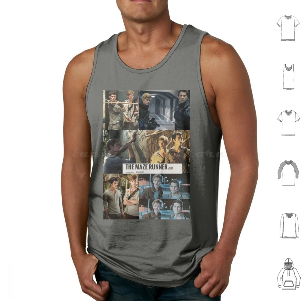 Newt And Thomas Tank Tops Print Cotton The Maze Runner Maze Runner Maze Runner Mazerunner Newt Thomas Dylan Obrien