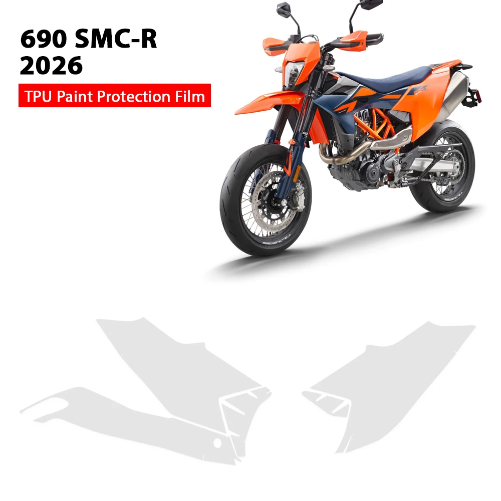 

For 690 SMC R TPU Paint Protective Film For KTM 690 SMC-R 2026 Motorcycle Fairing Protection Transparent PPF Body Kit