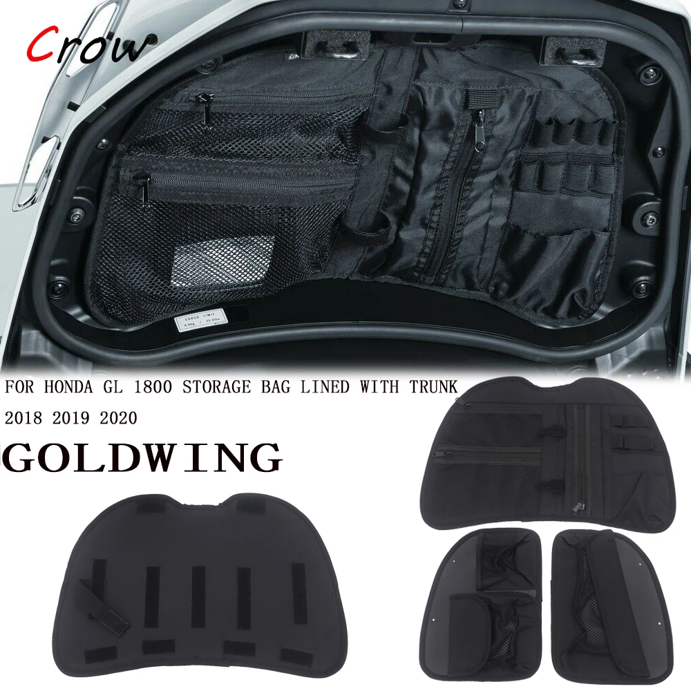 

Motorcycle Trunk Lid Organizer Bag Tool Bags Rear tail bag case For HONDA GOLD WING GL 1800 Goldwing GL1800 2018 2019 2020