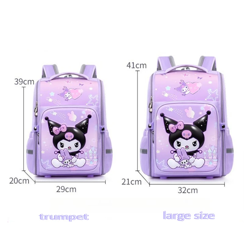 جديد 2025 حقائب مدرسية على شكل شخصية أنيمي خفيفة الوزن على شكل شخصية أنيمي سانريو ميلودي كاواي حقائب مدرسية لطيفة للفتيات في المدارس الابتدائية والسفر للأطفال #6