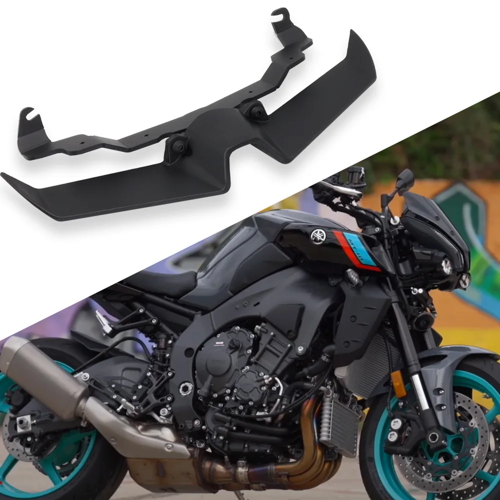 

For YAMAHA MT-10 MT10 MT 10 SP 2022- Accessories Sport Downforce Naked Forntal Spoilers Aerodynamic Wing Deflector Front Spoiler