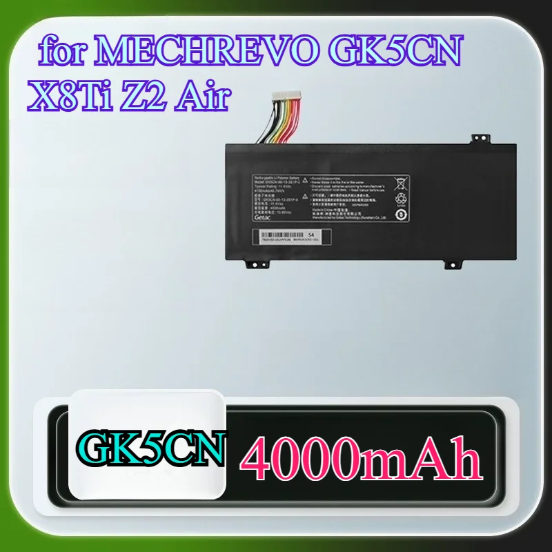 

4000mAh High Capacity Laptop Battery for MECHREVO GK5CN X8Ti Z2 Air F117-B1 Replacement Li-ion Battery for Gaming Notebook