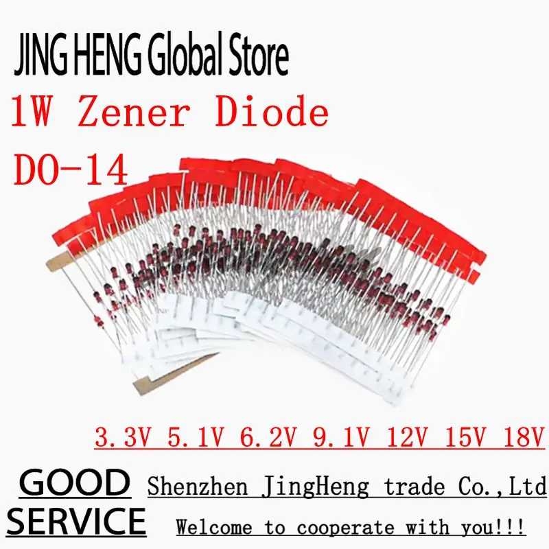 7 Values 1W Zener D…