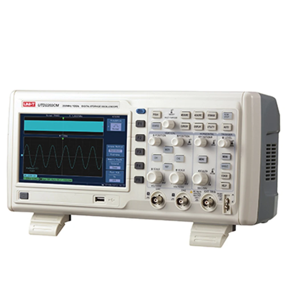 UTD2202CM digital storage oscilloscope two channels analog oscilloscope uni t digital oscilloscope