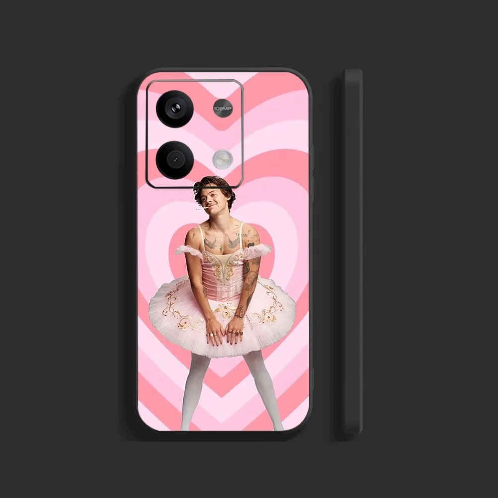 Singer H-harry S- Styles Phone Case For Xiaomi 11 Redmi Note 11 5G 8T 9A 9 10T Note8Pro Note9 12SUltra Black Case