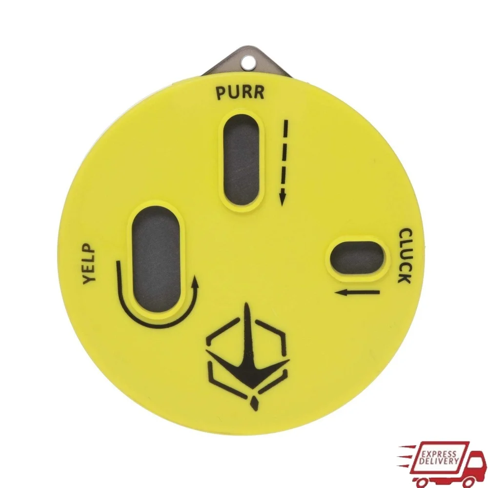 Turkey Pot Call Cookie Cutt'R Slate Call مع غطاء قابل للإزالة Yelping Clucking Purring سهل الاستخدام ملحق صيد متين