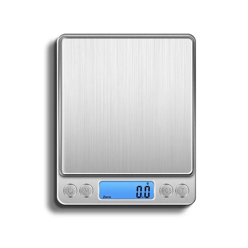 Digital Kitchen Scale Mini Pocket Stainless Steel Precision Jewelry Electronic Balance Weight Gold Gram 0.1/3000g Weigh Scales