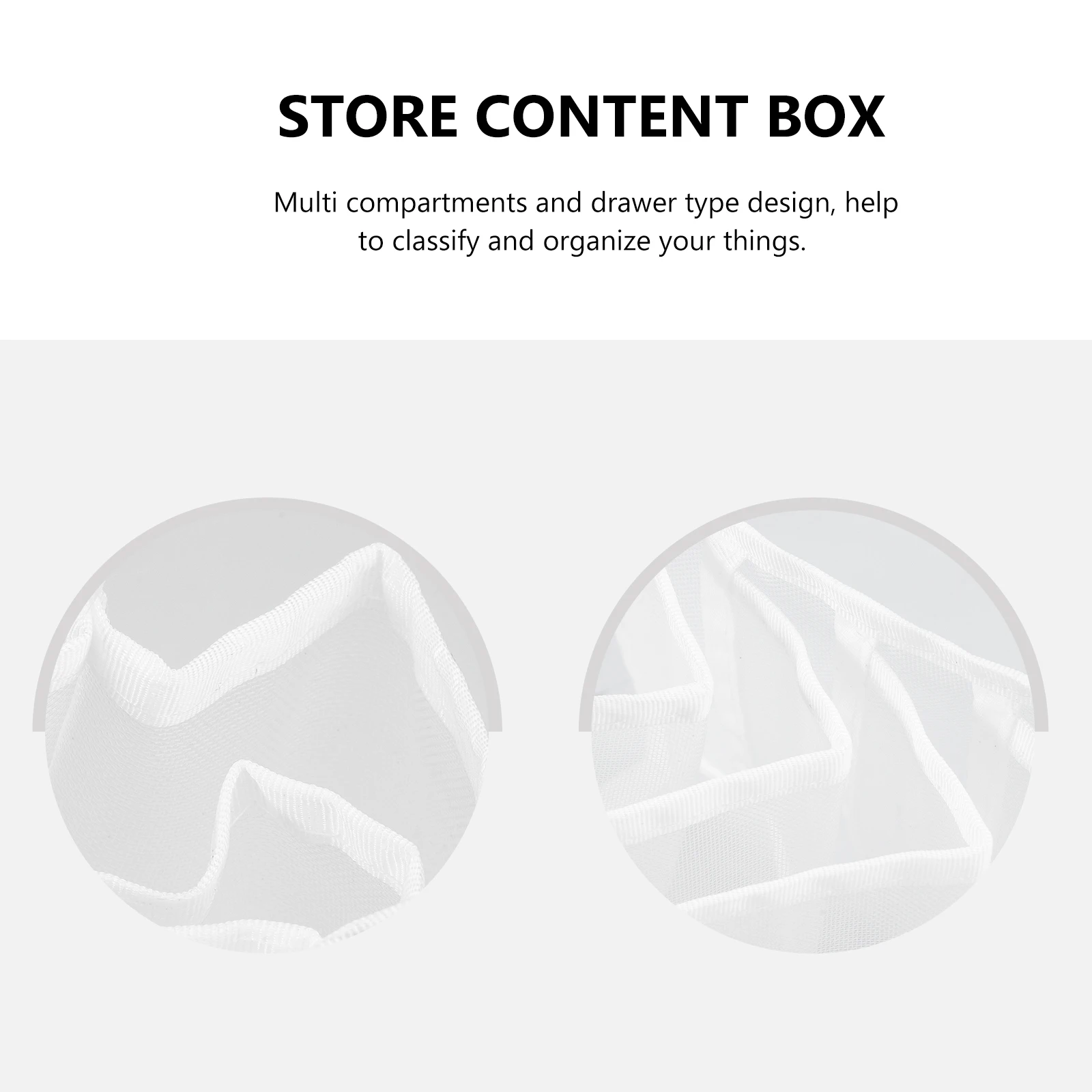 

Partition Underwear Storage Box Travel Panty Cubes Fabric Dividers Organizer Multi-purpose Grids