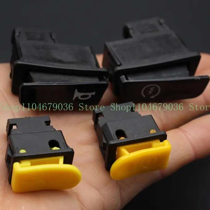 652F For Roketa Maui MC-08-50 GY6 50 80cc Scooter Starter Switch Start Button Taotao Funny 50 2 PINS Durable Parts