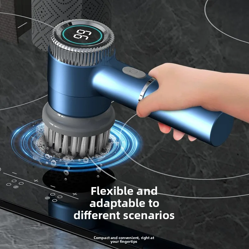 

Multifunctional electric cleaning brush wireless household washing pot dishwashing brush shoes artifact bathroom cleaning brush