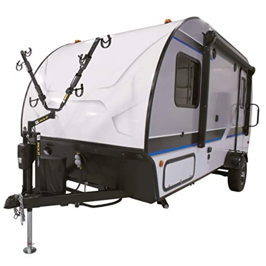 حامل رف الدراجة المزدوج من Lippert BikeWing للمقطورات ومركبات القطر 2 دراجة مهد عجلة قابل للتعديل للتحكم في التأثير #5