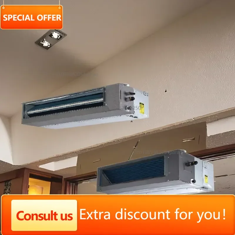 Commercial Ceiling Duct Split Air Conditioner DX FCU Unit For Office Hotel Villa Industrial Workshop Household Use