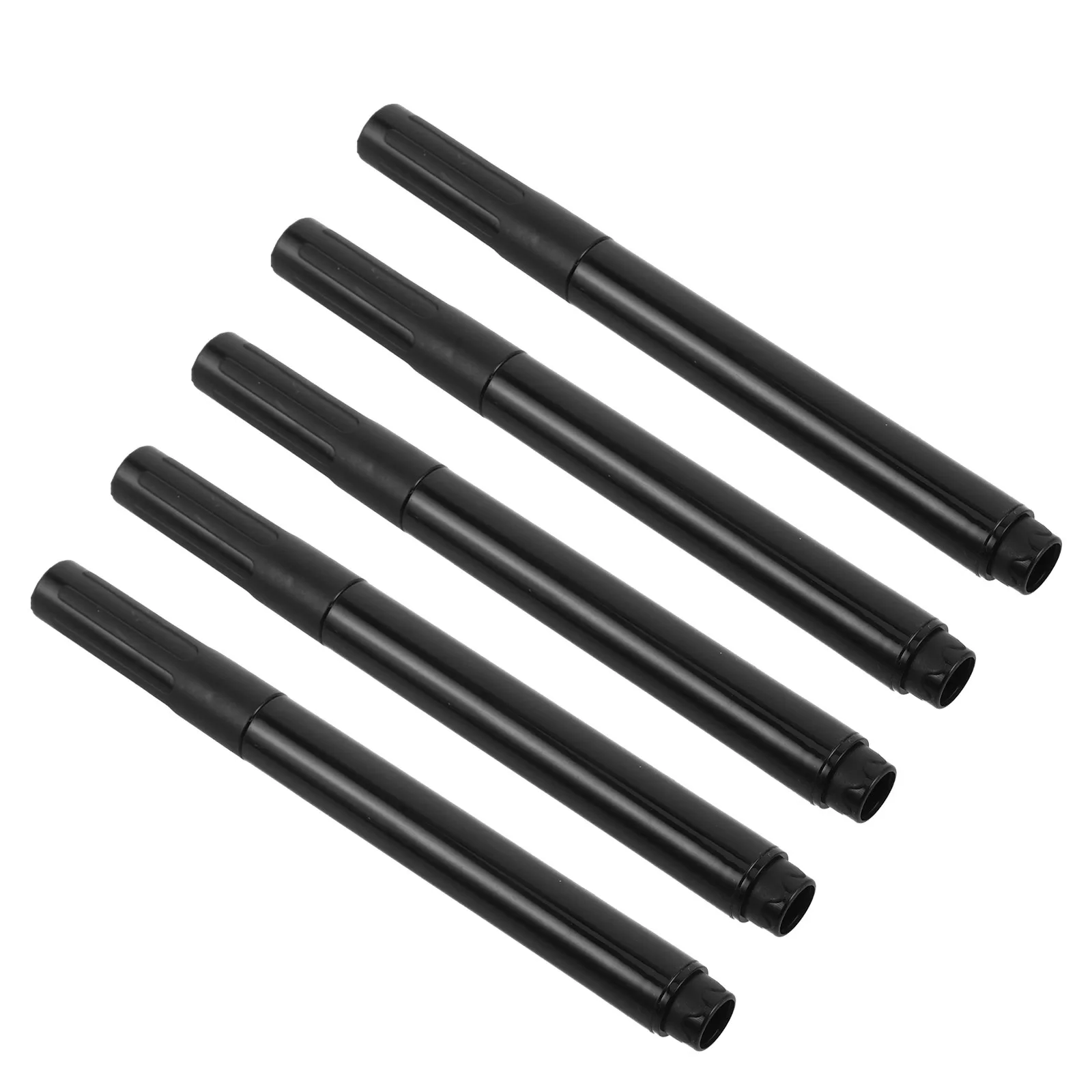 5Pcs Counterfeit Money Pen Beveled Tip Checking Marker Pen for Banknote Verification Dollar Euro Note