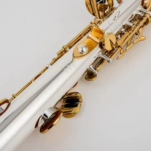 Jüpiter JPS-847, soprano saksafon gümüş kaplama gövde altın lake pirinç telli düz boru b'nin anahtarı ve (b) kasalı bir enstrüman 6 Büyük satış, tenor saksafon, soprano doğrudan jüpiter'e-no. 1