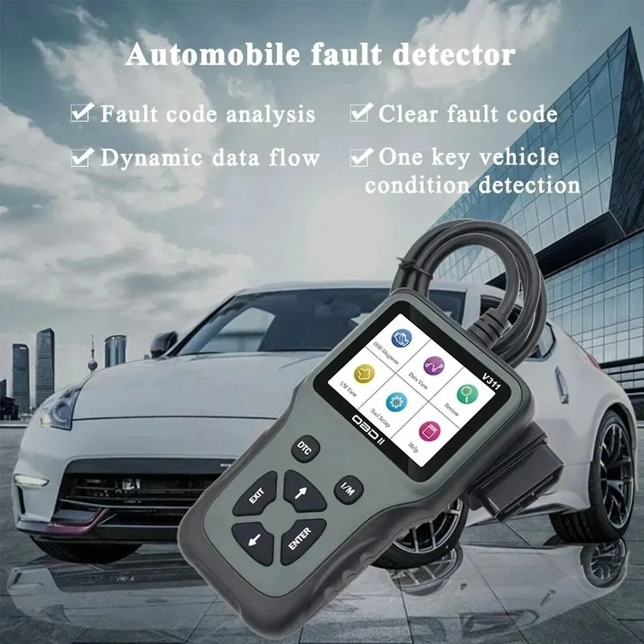 

Engine Fault Code Reader Scan Tools V311 OBD2 Universal Car Diangostic Scanner Automobile Fault Detector