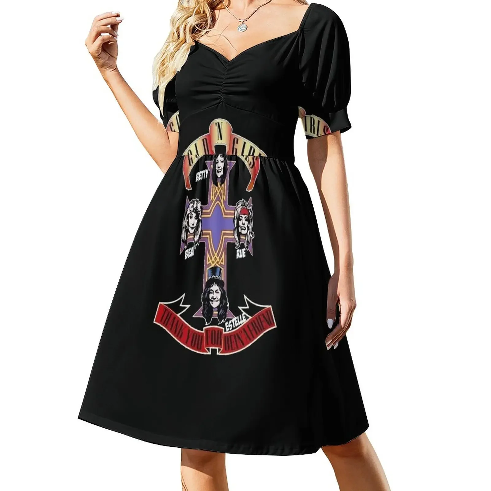 

Guns N' Roses - Appetite For Destruction Short-Sleeved Dress party dresses woman beach dress dresses women summer 2025