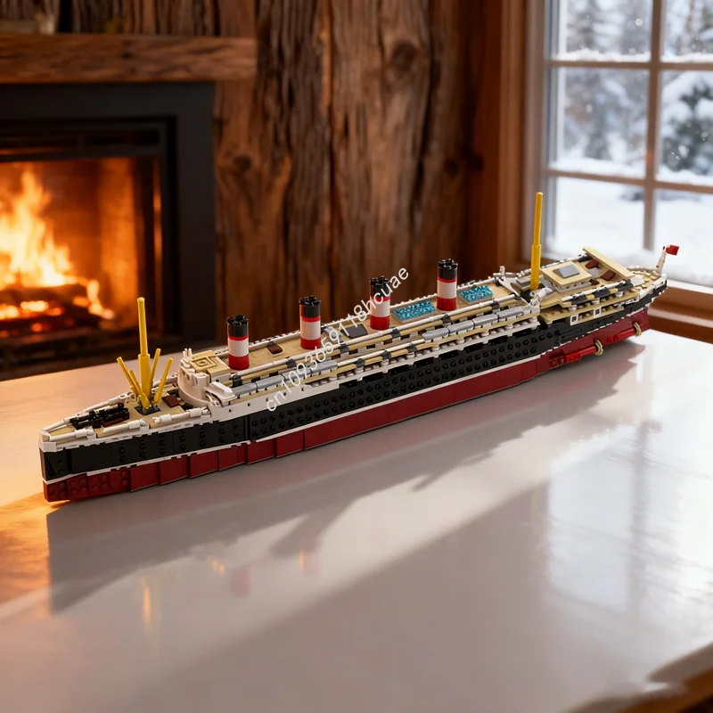 

1863 шт. MOC RMS Lusitania строительные инструкции только модель блоки сборка DIY игрушки креативные рождественские подарки идея детский день рождения