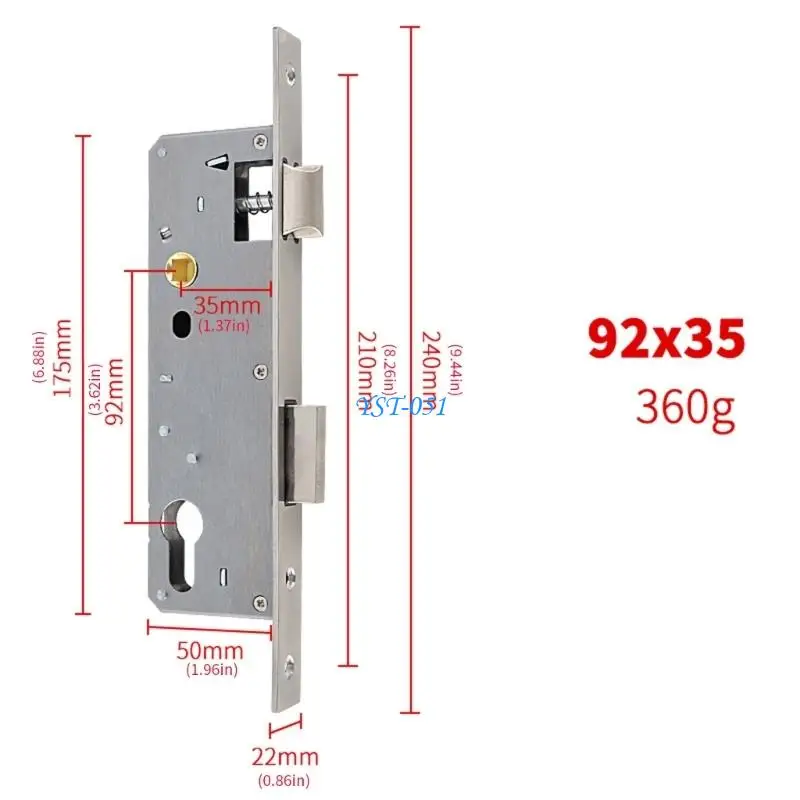 

E15A Adjustable Rotation Door Lock With U Bolt For Enhances Home Safety