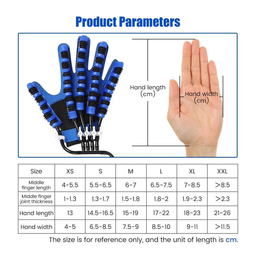 มือฟื้นฟูสมรรถภาพหุ่นยนต์นวดมือถุงมือนวด Mirroring จังหวะ Hemiplegia Cerebral Infarction การฝึกอบรมนิ้วมือ