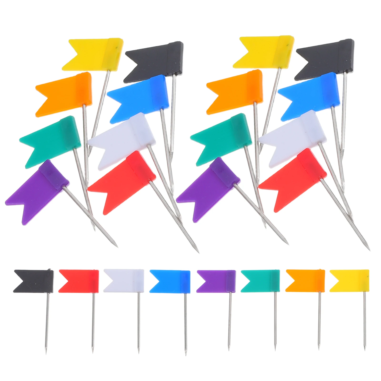 160 قطعة مسامير الخريطة دبابيس ضغط مع أعلام 8 ألوان قابلة لإعادة الاستخدام لوحة الرسم دبابيس للوحات الإعلانات الملصقات صور خرائط الحائط