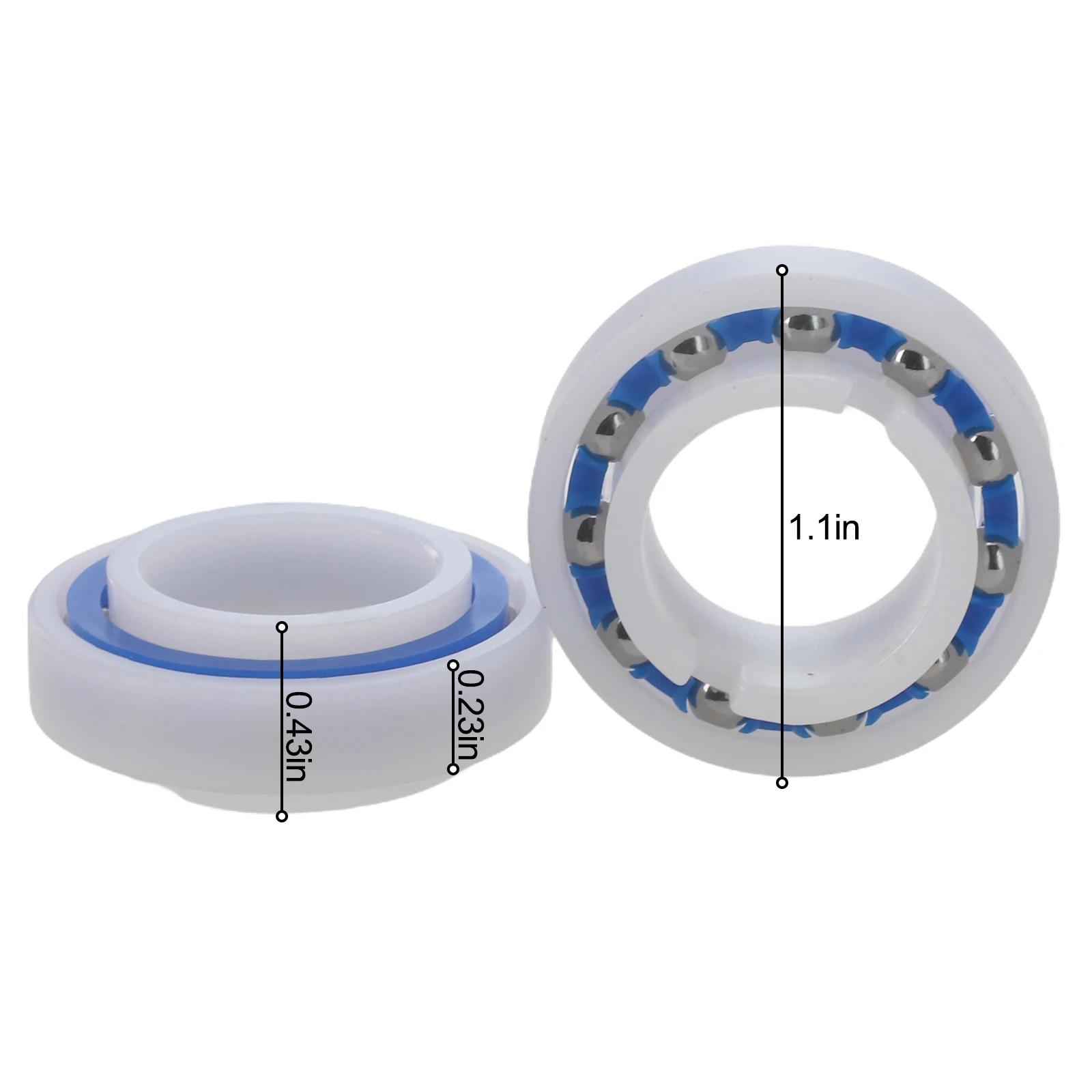 Cleaner Drive Shaft Wheel Bearing 1.1*0.43in/2.7*1.1cm Engine Bearings Pool Cleaner Accessories Pool Cleaner Engine Parts