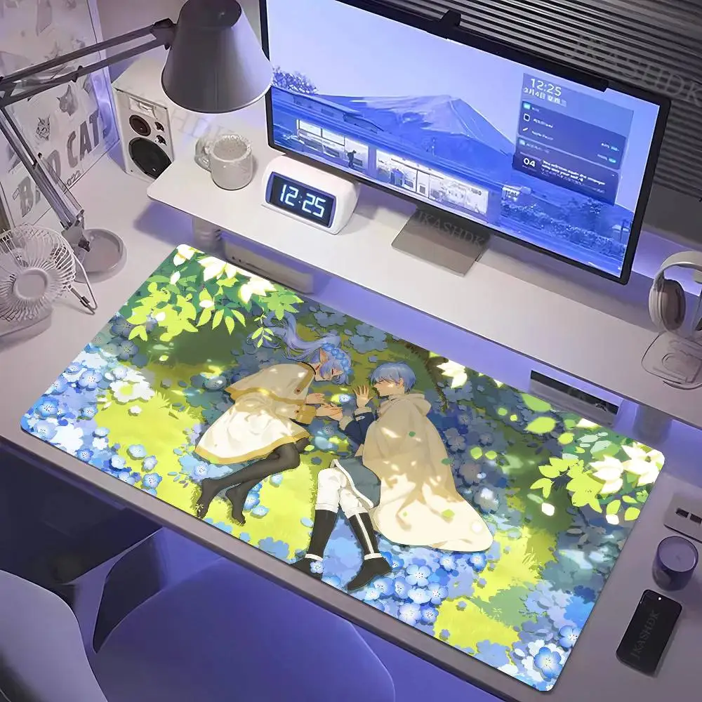 Frieren Beyond Journeys End Mousepad Non-slip Suitable For Office Computers Laptops E-sports Game Desk Mats XXL Keyboard