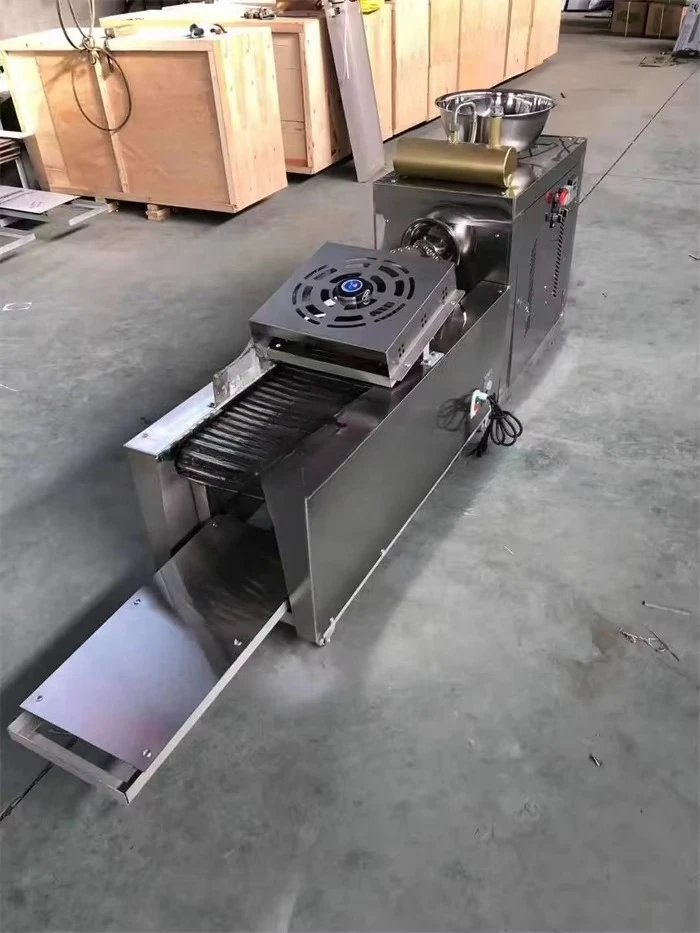 Automatic Pre-Cooked Rice Noodle Machine with Cutter | Instant Vermicelli Extruder Line | Ready-to-Eat Liangpi Maker