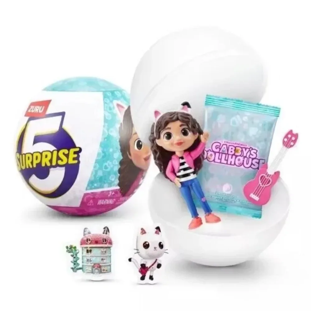 

Zuru 5, кукольный домик-сюрприз Gabbys, игрушки-сюрприз, слепая коробка, игрушки для девочек, слепая коробка, миниатюрная игрушка-симулятор, милый подарок для девочек