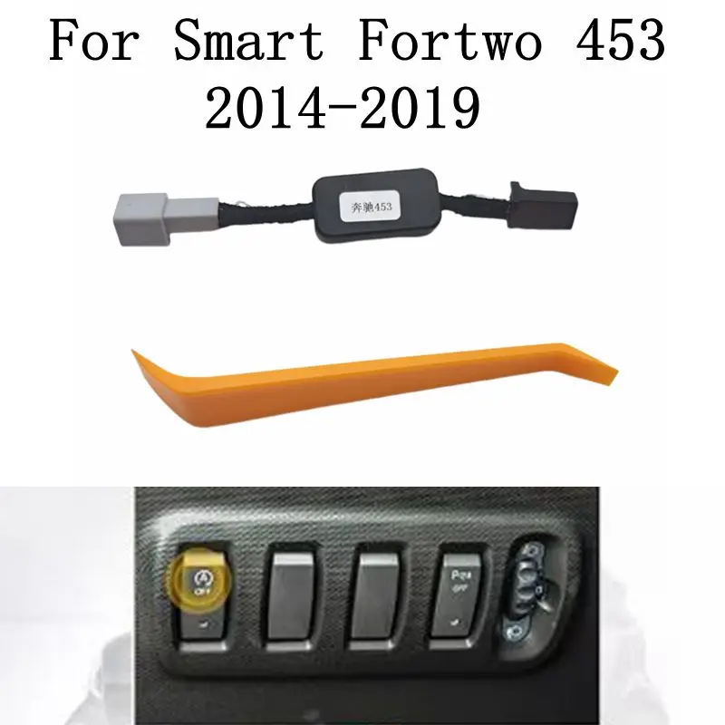 Car Automatic Start Stop Engine System off Eliminator Stop Start Canceller Plug Cable Memory Mode For Smart Fortwo 453 2014-2019