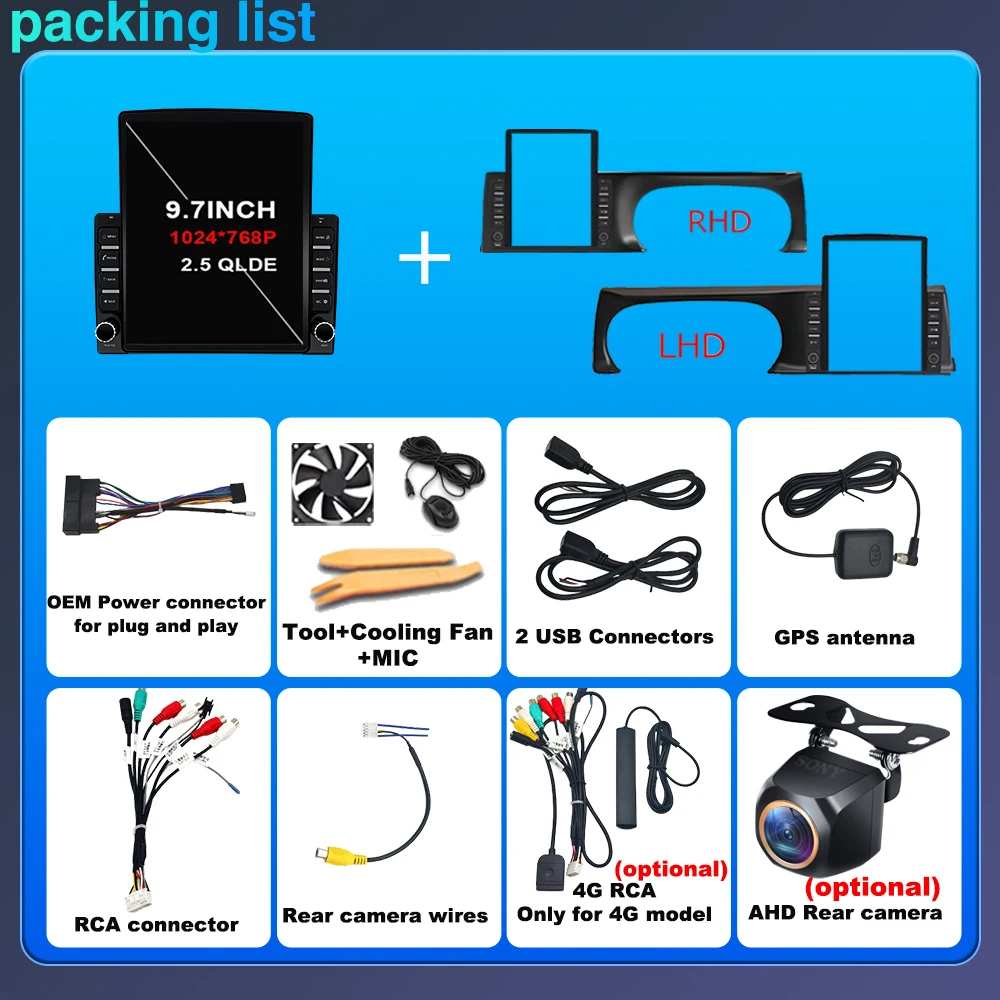 شاشة تسلا ذات طراز عمودي 9.7 بوصة أندرويد 15.0 لـ KlA Seltos 2019-2020 راديو السيارة الوسائط المتعددة مشغل فيديو الملاحة GPs Carplay #6