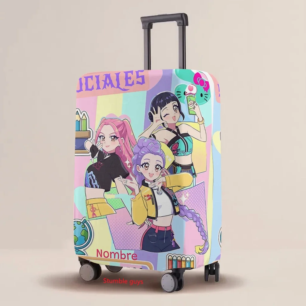 

Kpop Demon Hunters Luggage Cover Elastic Protective Case Cartoon Print Travel Accessories For Suitcase​