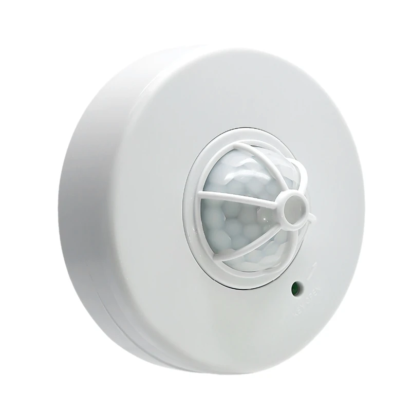 Motion Sensor,3 Detectors 360 Degree Ceiling PIR Movement Sensor Light Switch 110-240V For Bathroom