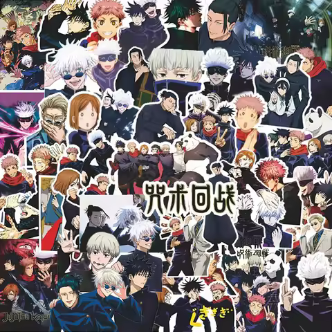 10/30/82pcs Japan Anime Jujutsu Kaisen Cartoon Stickers Itadori Yuji Satoru Gojo Decals Laptop Skateboard Phone Cool Kid Sticker