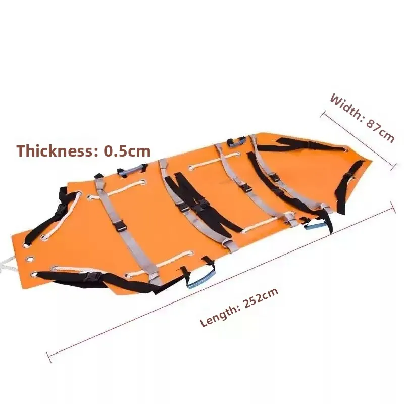 Multifunctional Roll-up Soft Stretcher Blue Sky Rescue Fire First Aid Mountain Folding Light Lifesaving Rescue Limb Fixation