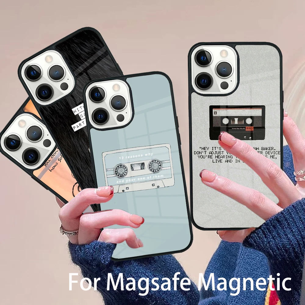 

13 Reasons Why Phone Case Magesafe Magnetic Wireless Charge Cover For IPhone 16 11 12 13 14 15 Pro Max Plus Mini
