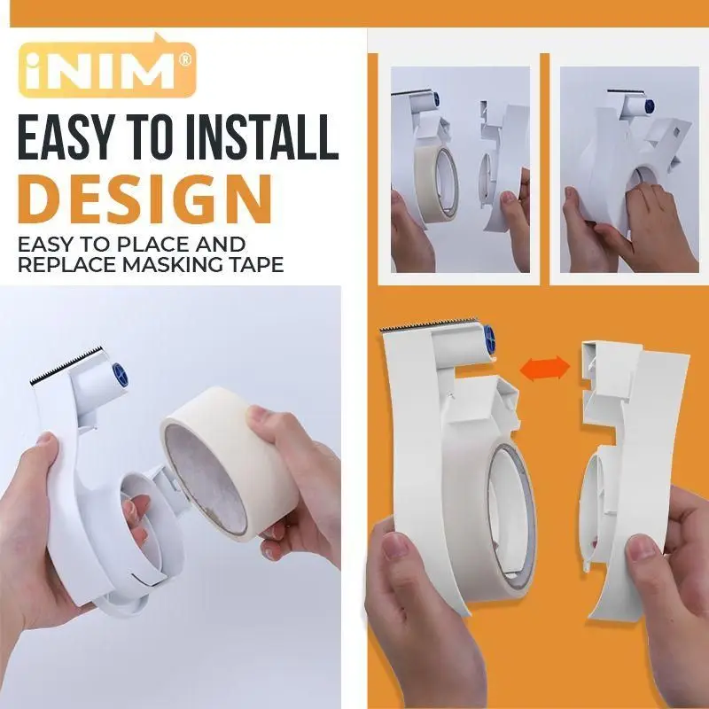 INIM® Easy Seam Tape Sticker Machine Masking Tape Applicator Tape Machine for 1.88-2\