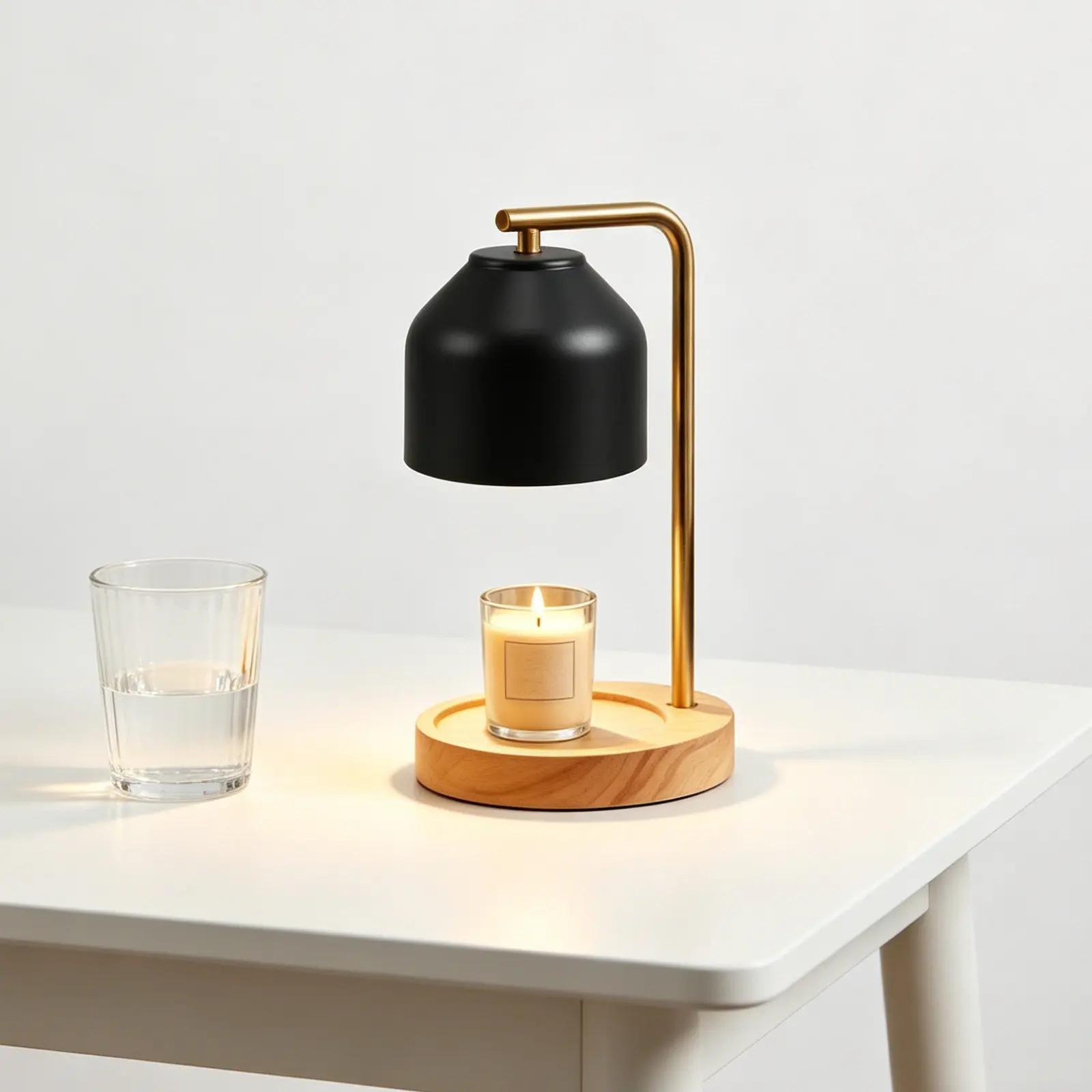 Warmer Lampshade Replacement Farmhouse Metal Lamp Shade for Desk Table Lamp Black Matte Iron Bulb Cover with 10Mm Hole - view 3
