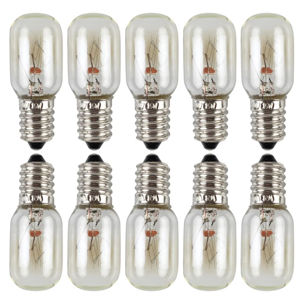 12 Ampoules Pour RéFrigéRateur, 15 W, Culot E12, 120 V, Ampoules Pour Appareils éLectroméNagers, RéFrigéRateur, Four à Micro-Ondes, Cave à Vin, SèChe-Linge.