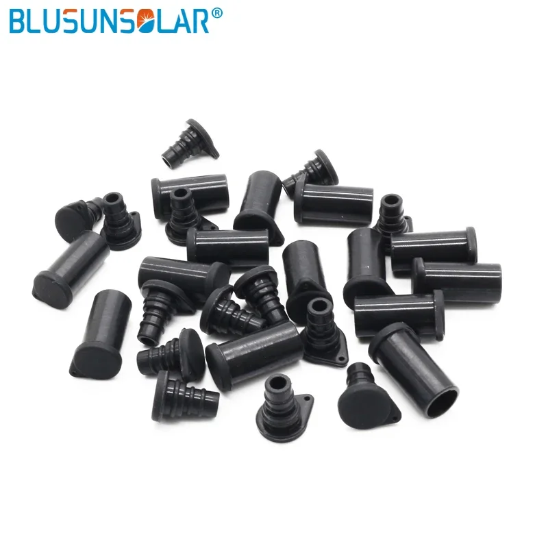 50 Pairs/Lots Solar Connector Plastic Dust Caps for Solar Plug PV Connector Anti Dust Cap Plug Plastic Accessories Free Shipping