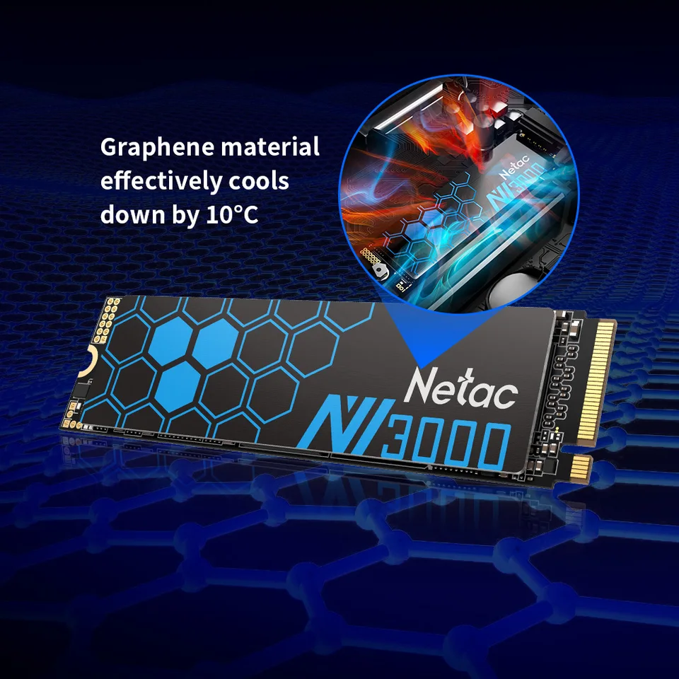 Netac NV3000 SSD M2 NVMe 3500MB/s PCIe 3.0 HD 250GB 500GB 1TB 2TB