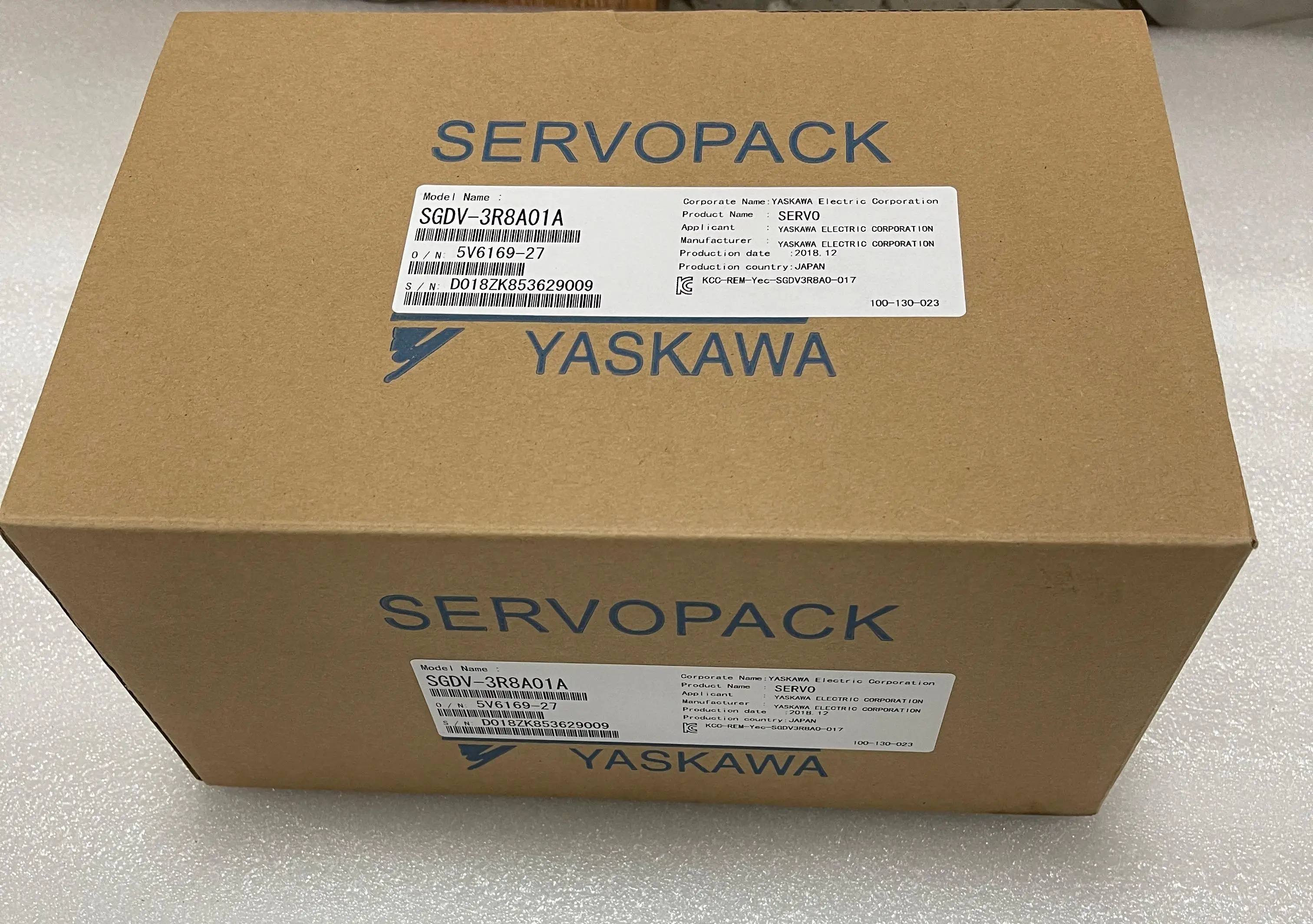 SGDV-3R8A01A Yaskawa Mitsubishi 100% New Japan Original Sgdv Series Yaskawa Servodrive Drive SGDV3R8A01A