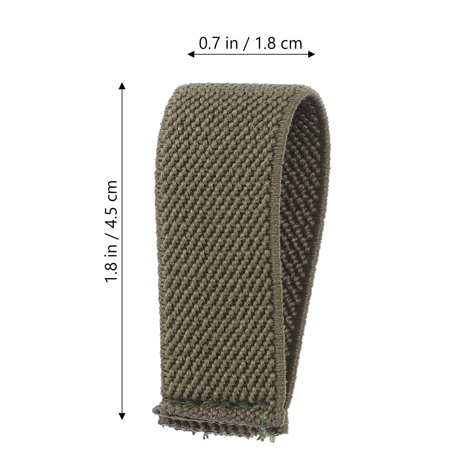 8Pcs Elastic Harness Strap Loops Nylon Backpack Belt Keepers Webbing Strap Retainers for Outdoor Hiking Duty Belt Use