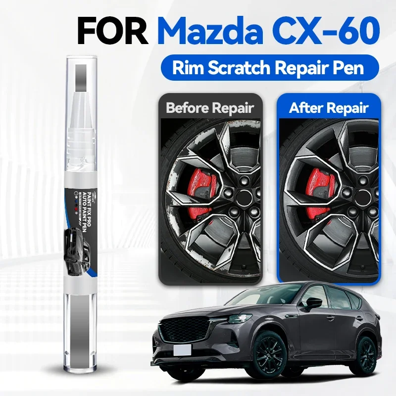 Tinta Spray Preta para Reparo de Arranhões e Danos na Carroceria do Mazda CX-60 - Acessórios e Gadgets Automotivos para Reparo de Pintura Automotiva