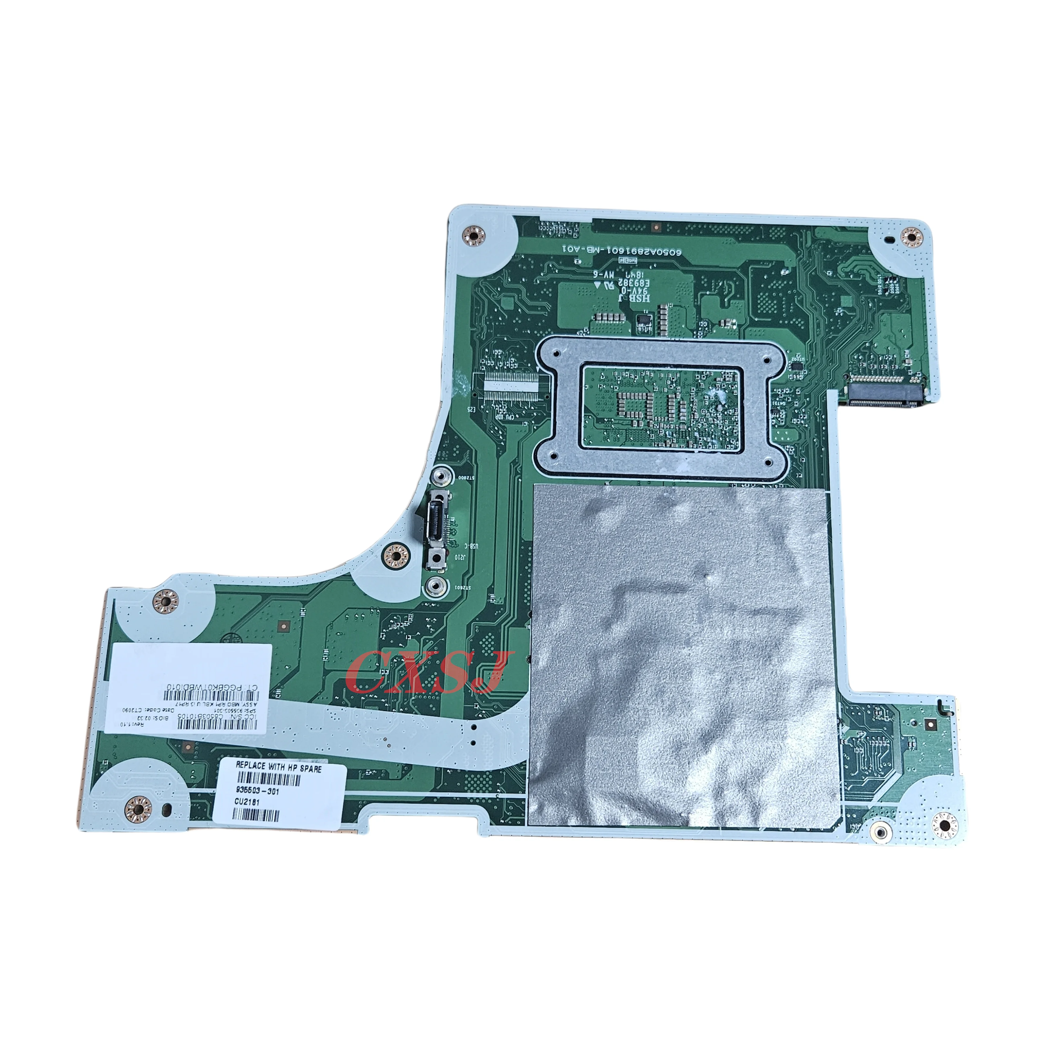 Imagem -02 - Placa-mãe Portátil para hp Elite Pos 935503001 935503601 935503301 Cpu 6050a2891601-mb-a01 Sr343 I37100u Cpu Novo